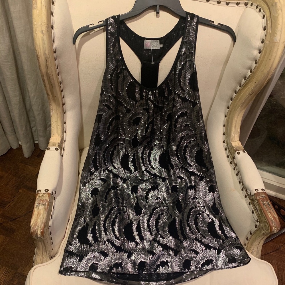 Alice&Trixie beaded silk dress